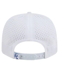 New Era Men's White Kansas City Royals Coolera 9SEVENTY Adjustable Hat