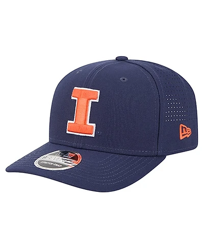 New Era Men's Navy Illinois Fighting Illini Team 9SEVENTY Adjustable Hat
