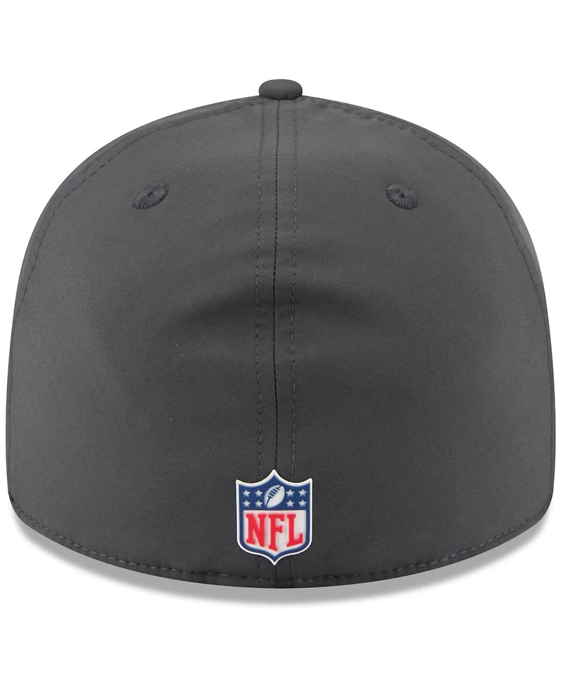 New Era Men's Charcoal Las Vegas Raiders 2025 Sideline Cold Weather Retro Crown 59FIFTY Fitted Hat