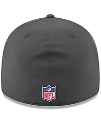 New Era Men's Charcoal Las Vegas Raiders 2025 Sideline Cold Weather Retro Crown 59FIFTY Fitted Hat