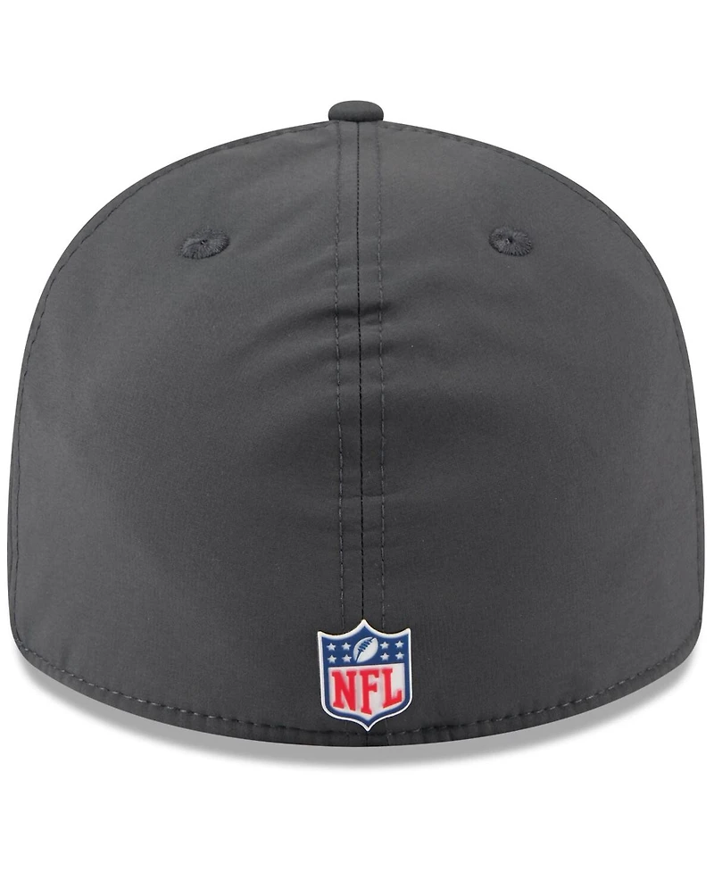 New Era Men's Charcoal Denver Broncos 2025 Sideline Cold Weather Retro Crown 59FIFTY Fitted Hat