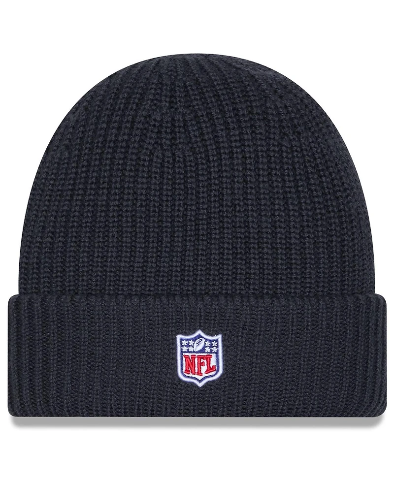 New Era Men's Charcoal Minnesota Vikings 2025 Sideline Cold Weather Cuffed Knit Hat