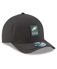 New Era Men's Charcoal Philadelphia Eagles 2025 Sideline Cold Weather 9FORTY M-Crown Adjustable Hat
