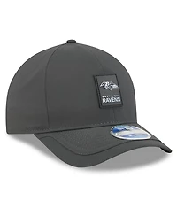 New Era Men's Charcoal Baltimore Ravens 2025 Sideline Cold Weather 9FORTY M-Crown Adjustable Hat