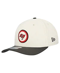 New Era Men's Stone Tampa Bay Buccaneers Loyal Corduroy 9SEVENTY Adjustable Hat