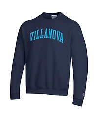 Champion Men's Navy Villanova Wildcats Basic Arch Fleece Pullover Sweatshirt