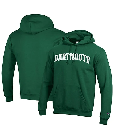Champion Men's Green Dartmouth Big Basic Arch Fleece Pullover Hoodie