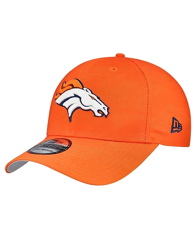 New Era Men's Orange Denver Broncos Tonal Camo 39THIRTY Stretch Fit Hat