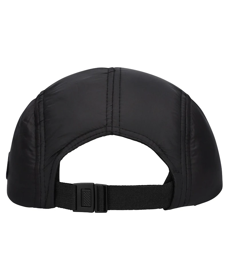 New Era Men's Black Detroit Lions Quilted Camper Adjustable Hat