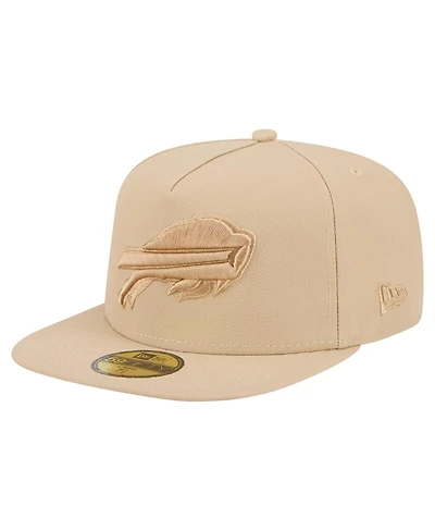 New Era Men's Light Beige Buffalo Bills Color Pack A-Frame 59FIFTY Fitted Hat