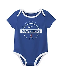 Nike Baby Boys and Girls 2-Piece Dallas Mavericks Bodysuit Set