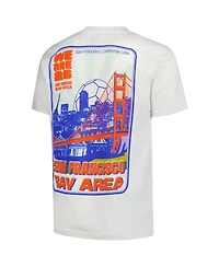 Outerstuff Men's Cream 2026 Fifa World Cup San Francisco Host City Local Oversized T-Shirt