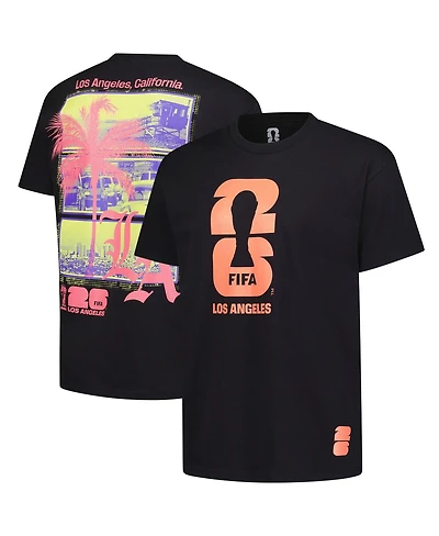 Outerstuff Men's Black 2026 Fifa World Cup Los Angeles Host City Local Oversized T-Shirt