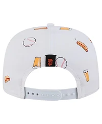New Era Men's White San Francisco Giants Team Cheer Rope 19TWENTY Adjustable Hat