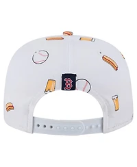 New Era Men's White Boston Red Sox Team Cheer Rope 19TWENTY Adjustable Hat