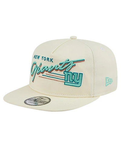 New Era Men's Cream New York Giants Liberty Golfer Adjustable Hat