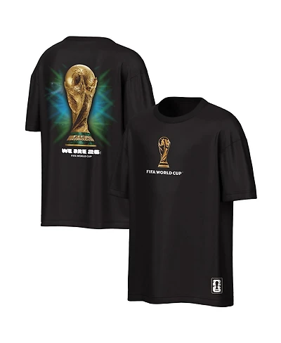 Outerstuff Men's Black 2026 Fifa World Cup Trophy Oversized T-Shirt