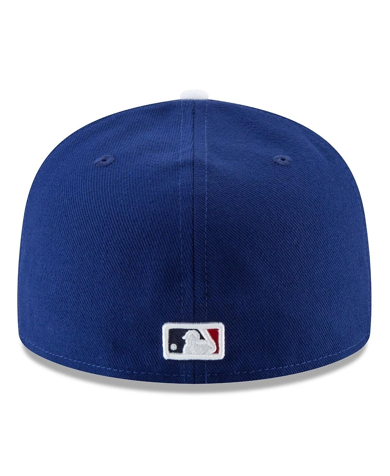 New Era Men's Royal Los Angeles Dodgers 2025 Mlb Postseason Side Patch 59FIFTY Fitted Hat