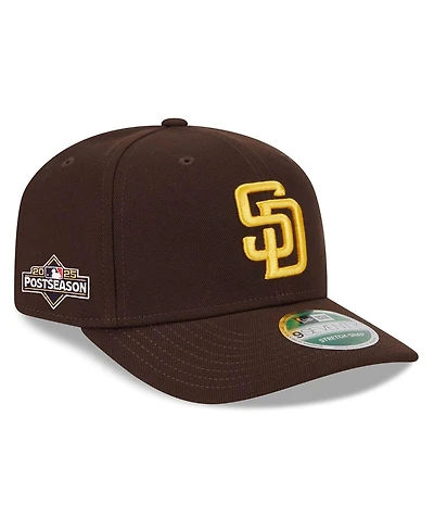 New Era Men's Brown San Diego Padres 2025 Mlb Postseason Side Patch 9SEVENTY Adjustable Hat