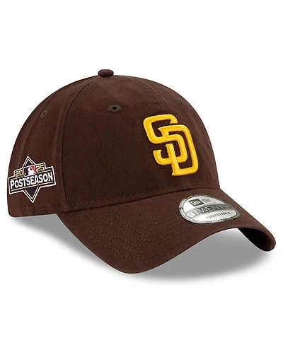 New Era Men's Brown San Diego Padres 2025 Mlb Postseason Side Patch 9TWENTY Adjustable Hat