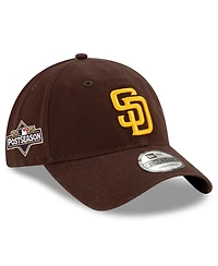 New Era Men's Brown San Diego Padres 2025 Mlb Postseason Side Patch 9TWENTY Adjustable Hat