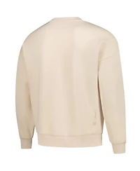 LevelWear Men's and Women's Khaki Usmnt Luxe Signature Tri-Blend Pullover Sweatshirt