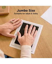 KeaBabies Kids 1pk Inkless Ink Pad Hand and Footprint Kit, Clean Touch Dog Paw, Nose Print Kit Pet Safe, Jumbo