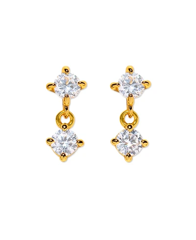 Girls Crew Crystal Dream Gold Plated Earrings