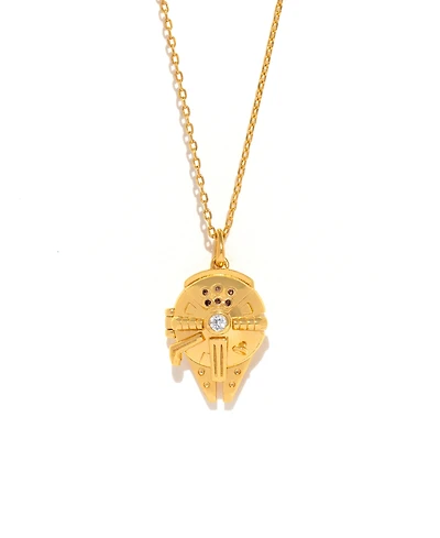 Girls Crew Star Wars Millennium Falcon Locket Necklace