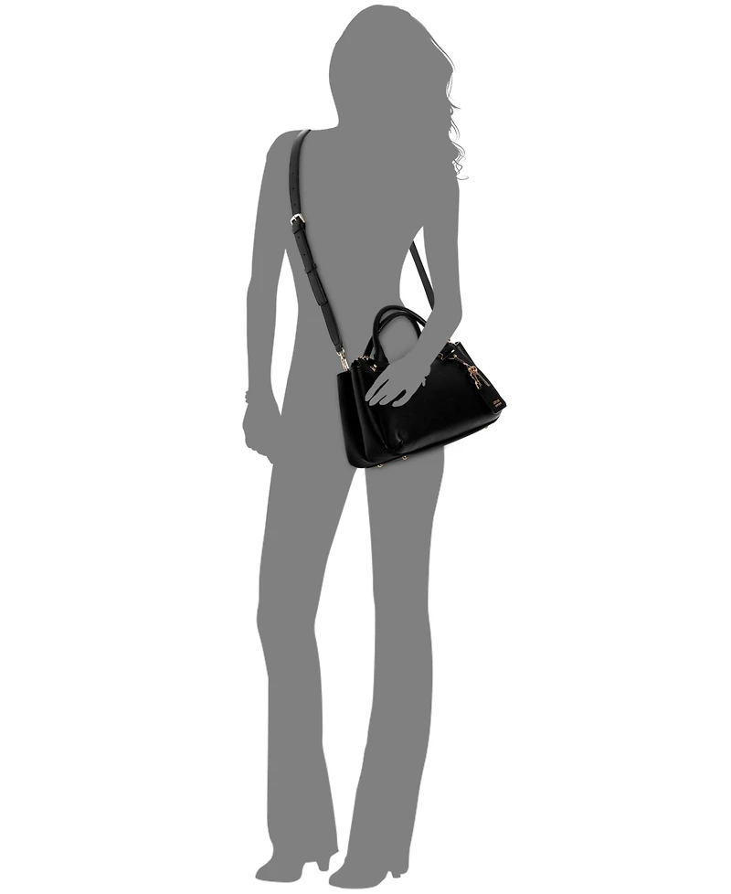 Guess Evie Triple Compartment Medium Satchel Bag