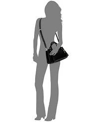 Guess Evie Triple Compartment Medium Satchel Bag