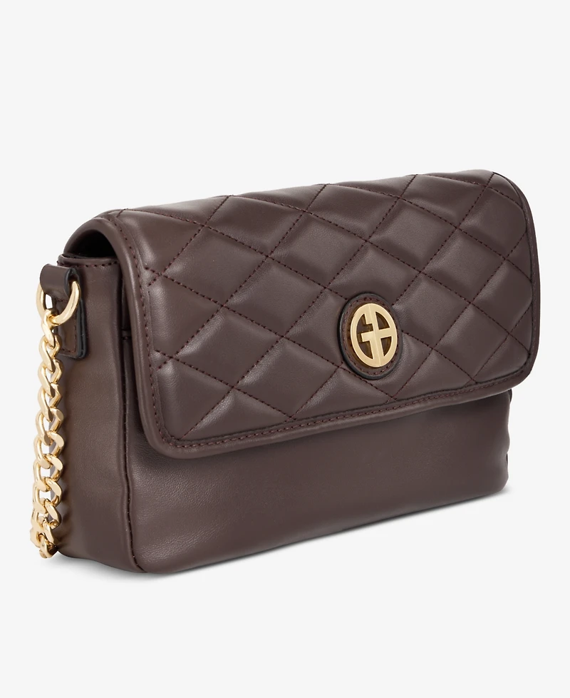 Giani Bernini E/W Quilted Crossbody Bag, Macy's Exclusive