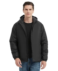 Hawke & Co. Men's Long Sleeve Highly Rain Resistant Insulated Stretch Jacket