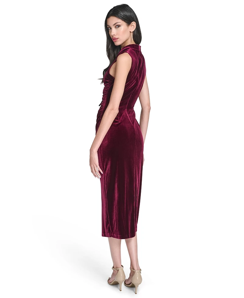 Vince Camuto Women's Cowl Neck Bodycon Midi Dress