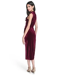 Vince Camuto Women's Cowl Neck Bodycon Midi Dress