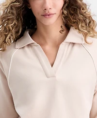 Id Ideology Women's Johnny Collar Top, Macy's Exclusive