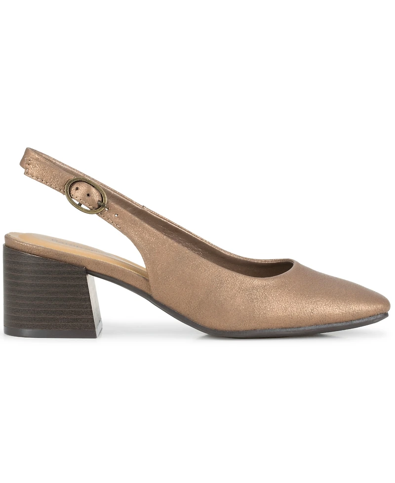 Baretraps Women's Ester Block Heel Slingback Pumps