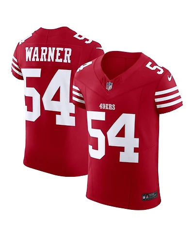 Nike Men's Fred Warner Scarlet San Francisco 49ers Vapor F.u.s.e. Elite Jersey
