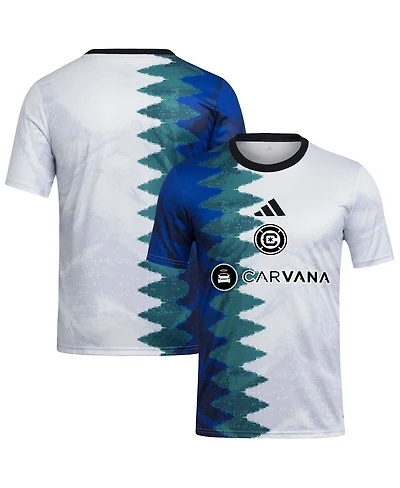Adidas Men's White Chicago Fire 2025 Gaming Aeroready Pre-Match Jersey