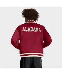 Nike Men's Crimson Alabama Crimson Tide Legacy Full-Snap Bomber Jacket