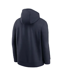 Nike Men's Navy Houston Texans Busted Play Club Fleece Pullover Hoodie