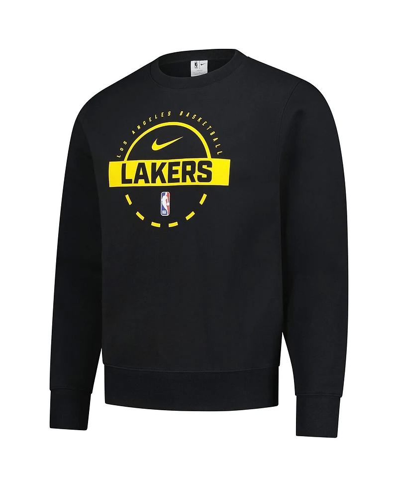 Nike Men's Black Los Angeles Lakers 2025/26 Authentic Practice Club Sweatshirt