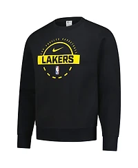 Nike Men's Black Los Angeles Lakers 2025/26 Authentic Practice Club Sweatshirt
