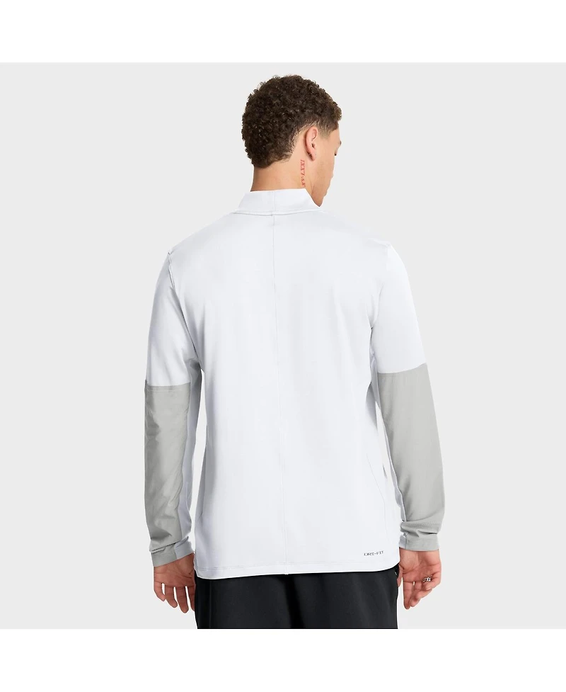 Nike Men's White Texas Longhorns One Goal Performance Half-Zip Pullover Sweatshirt
