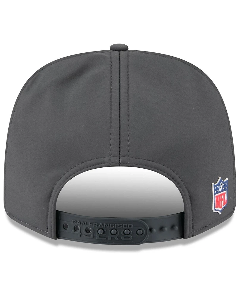 New Era Men's Charcoal San Francisco 49ers 2025 Sideline Cold Weather 9SEVENTY Adjustable Hat