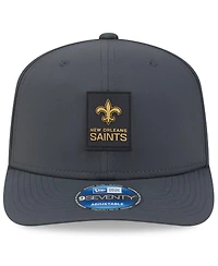 New Era Men's Charcoal New Orleans Saints 2025 Sideline Cold Weather 9SEVENTY Adjustable Hat