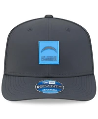 New Era Men's Charcoal Los Angeles Chargers 2025 Sideline Cold Weather 9SEVENTY Adjustable Hat