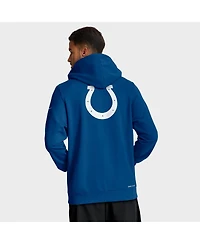 Nike Men's Royal Indianapolis Colts Sideline Standard Issue Utility Player Dri-fit Full-Zip Hoodie