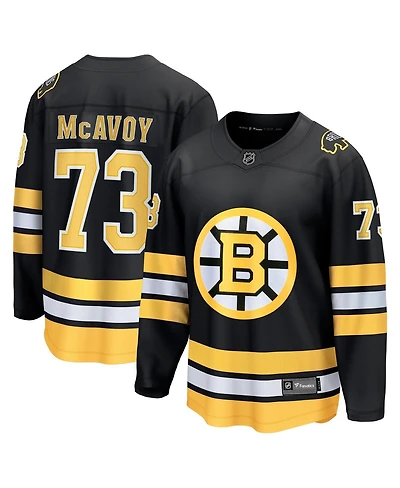 Fanatics Men's Charlie McAvoy Black Boston Bruins Home Breakaway Player Jersey