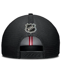 Fanatics Men's Black Detroit Red Wings Authentic Pro Home Ice Trucker Adjustable Hat